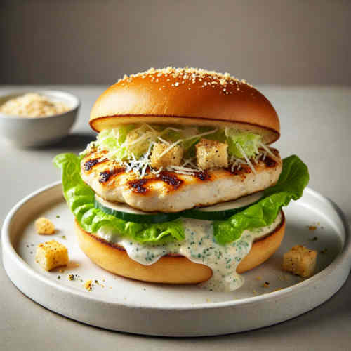 Caesar Chicken Burger Bild 2