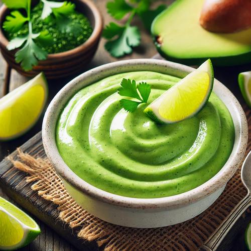 Keto Avocado-Limetten-Sauce