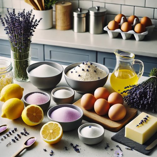 Lavendel-Zitronen-Torte Zutaten