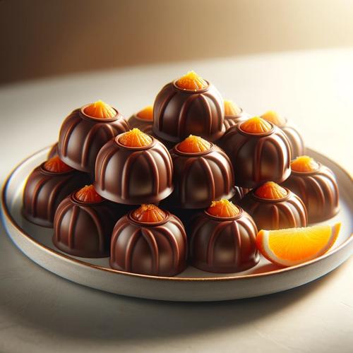 Marzipan-Orangen-Pralinen