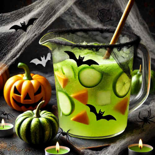 Spooky Halloween-Mocktail Arbeitsschritt 2